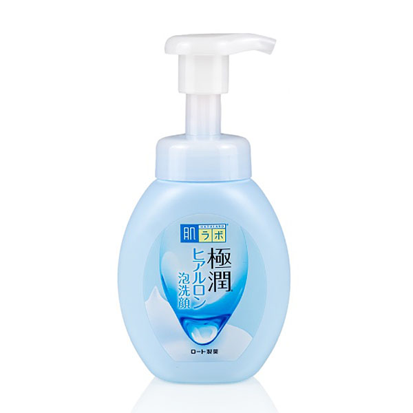 Sữa rửa mặt Hada Labo Gokujyun Face Wash tạo bọt xanh dương