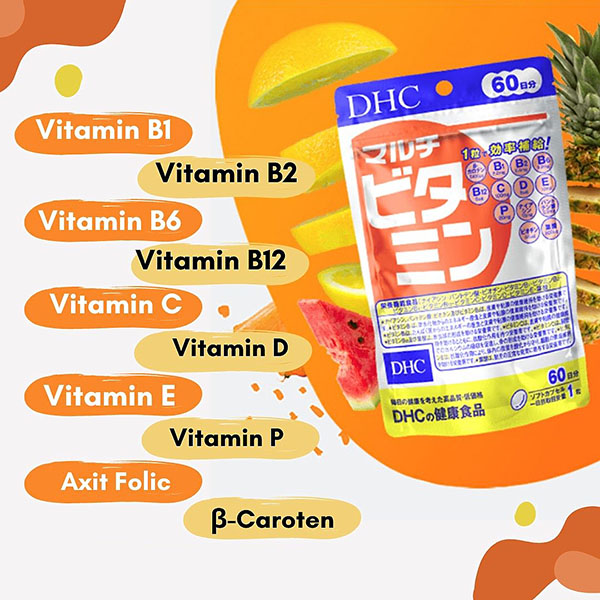 Viên uống vitamin tổng hợp chứa 13 loại vitamin và khoáng chất