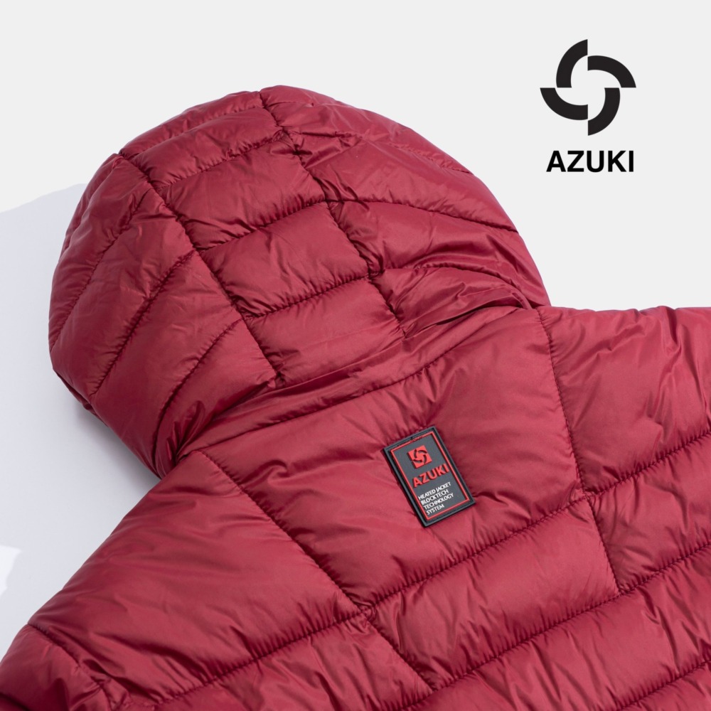 Áo sưởi ấm Azuki Super Light S01 bộ màu đỏ