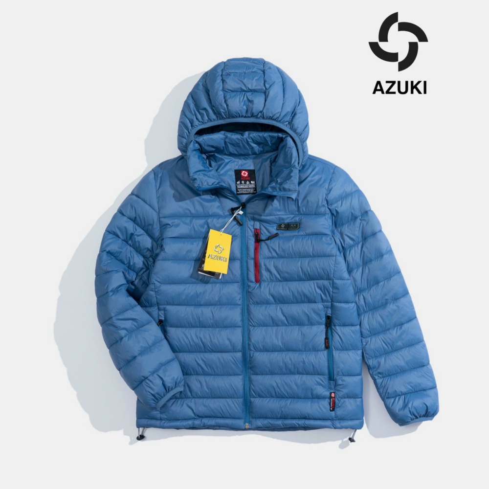 Áo sưởi ấm Azuki Super Light S01 bộ màu xanh khói